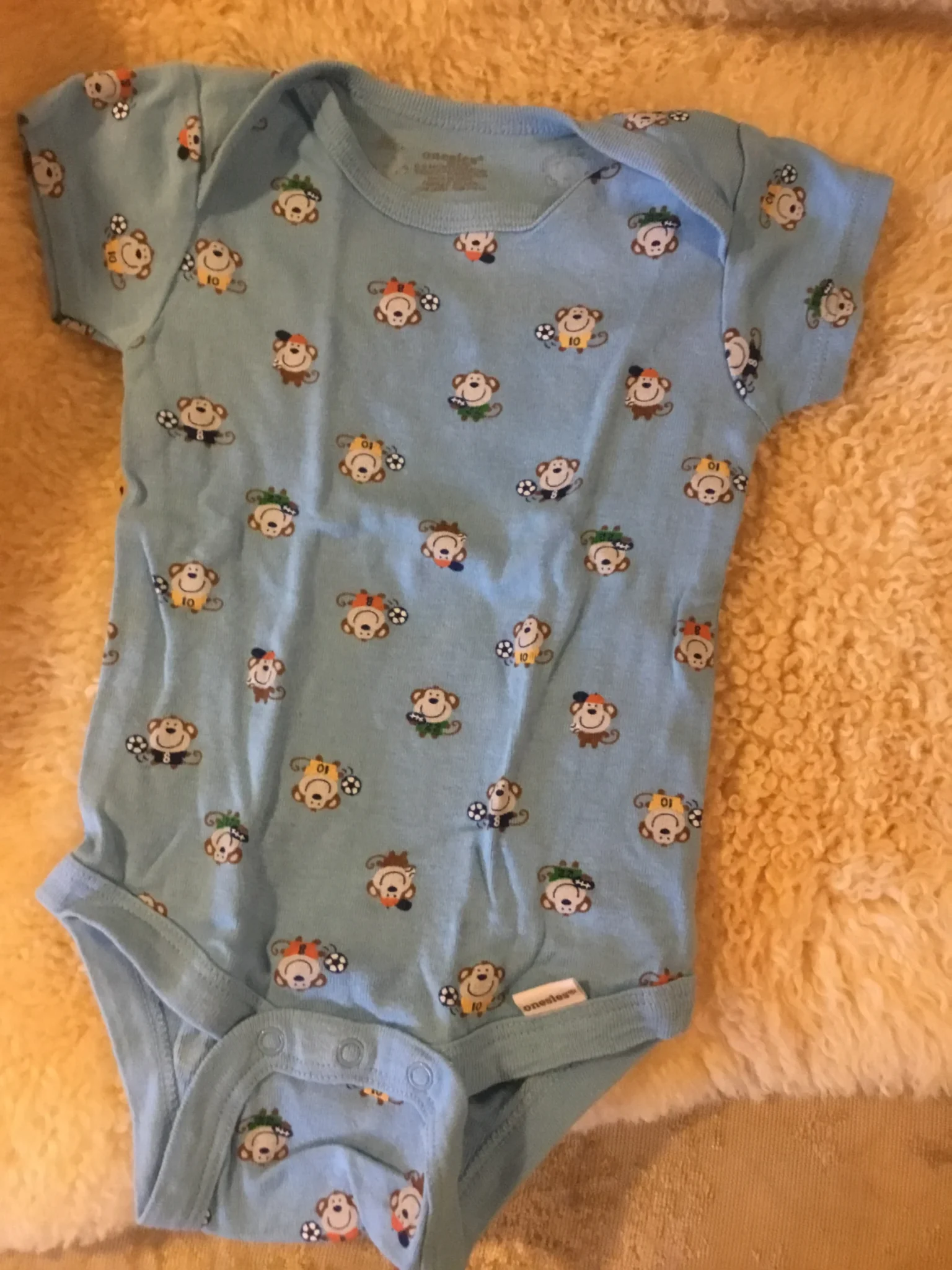 Featured image for Cache couche petits singes bébé unisexe 6-9