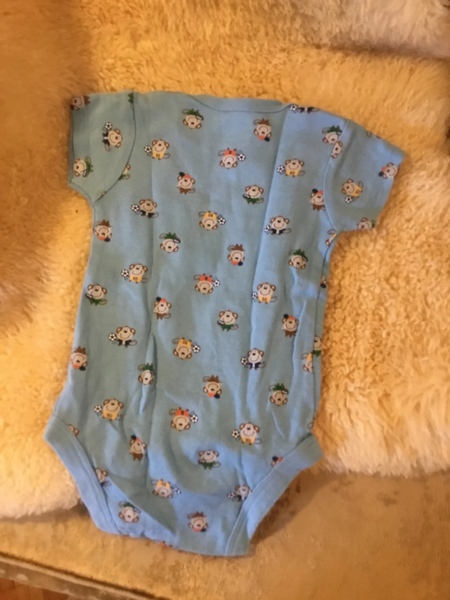 Image for Cache couche petits singes bébé unisexe 6-9
