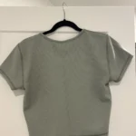 Thumbnail for T-shirt crop TNA vert sauge