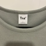 Thumbnail for T-shirt crop TNA vert sauge