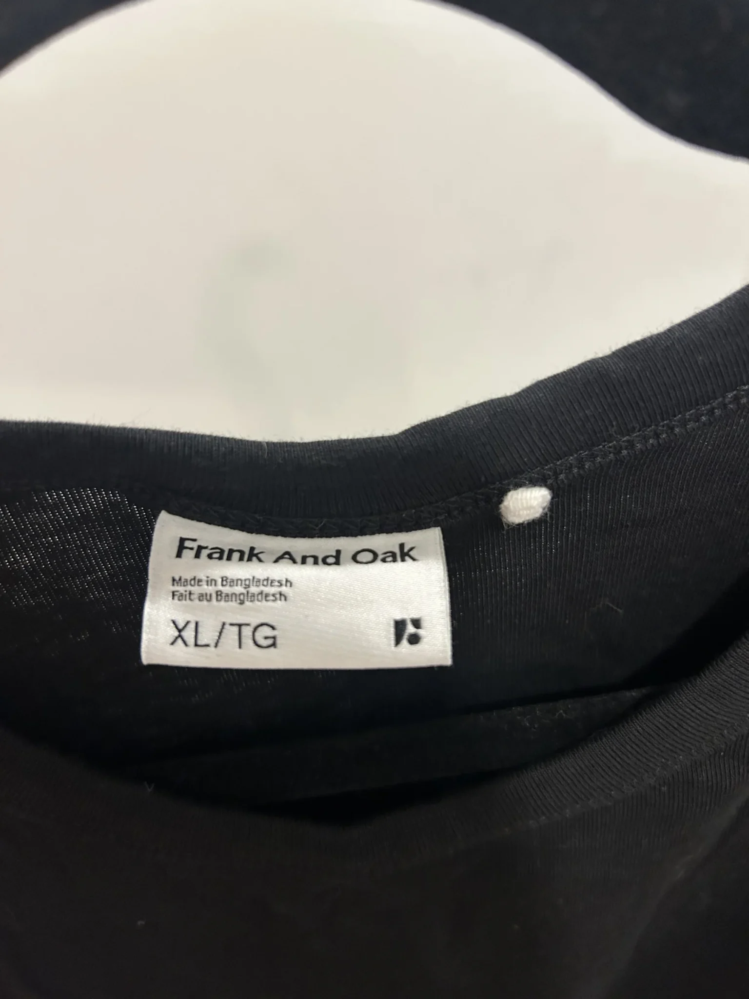 Image for Frank & Oak black camisole