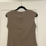 Thumbnail for Beige wide-strap camisole