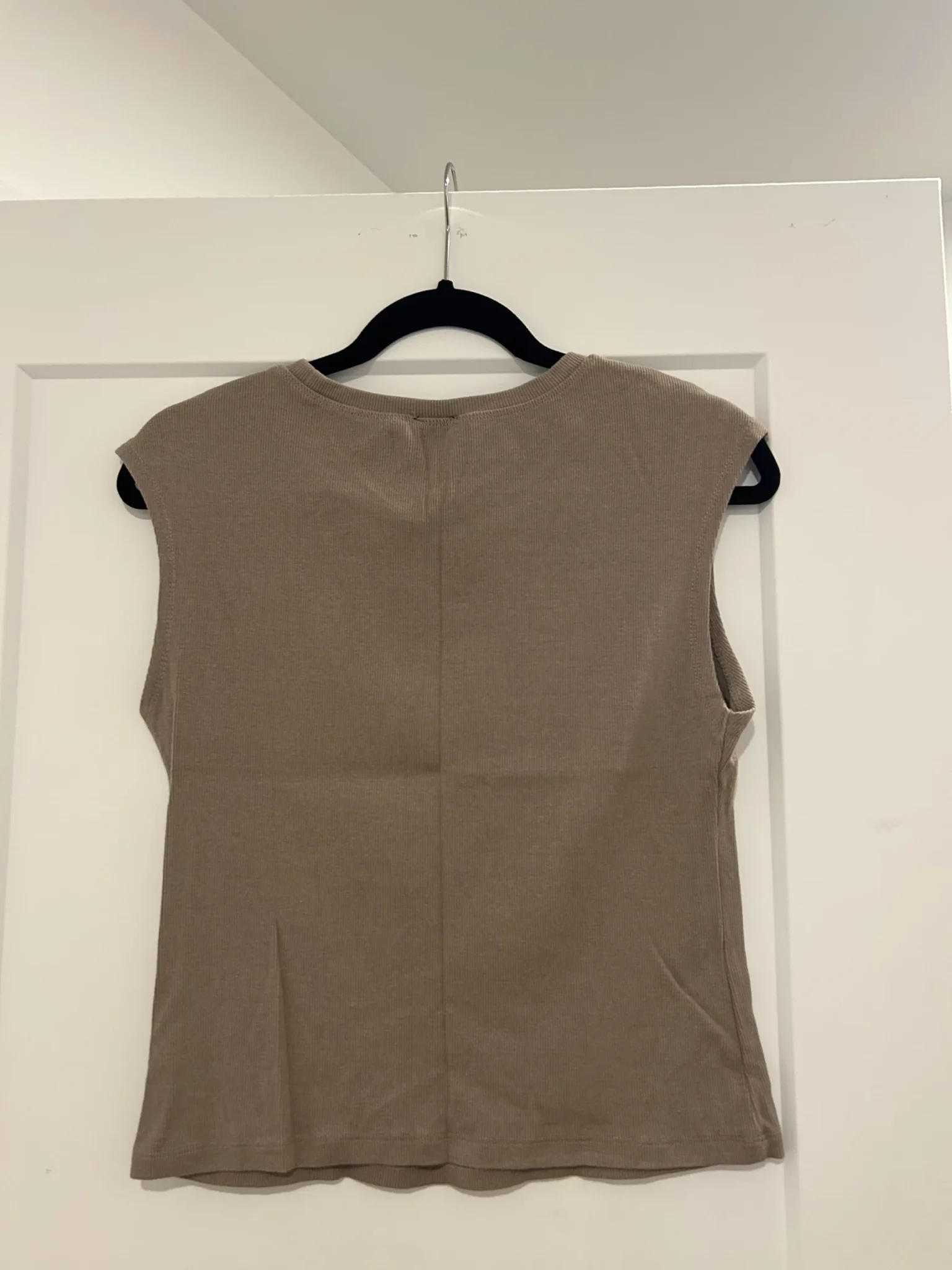 Image for Beige wide-strap camisole