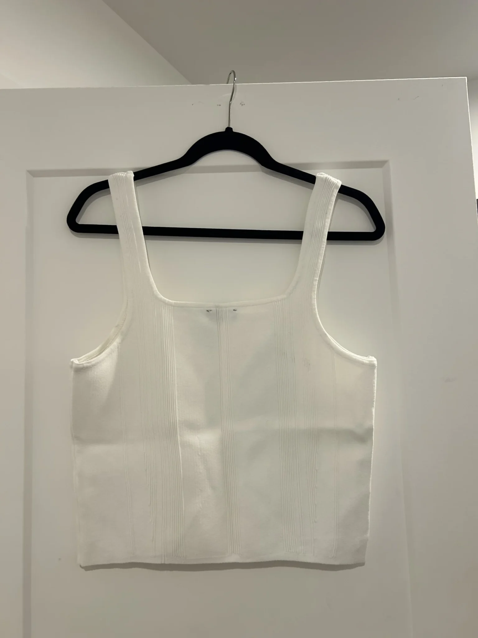Image for Camisole crop blanche