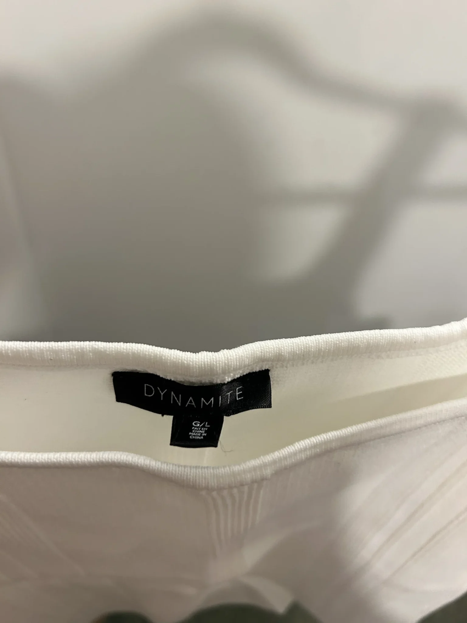 Image for Camisole crop blanche