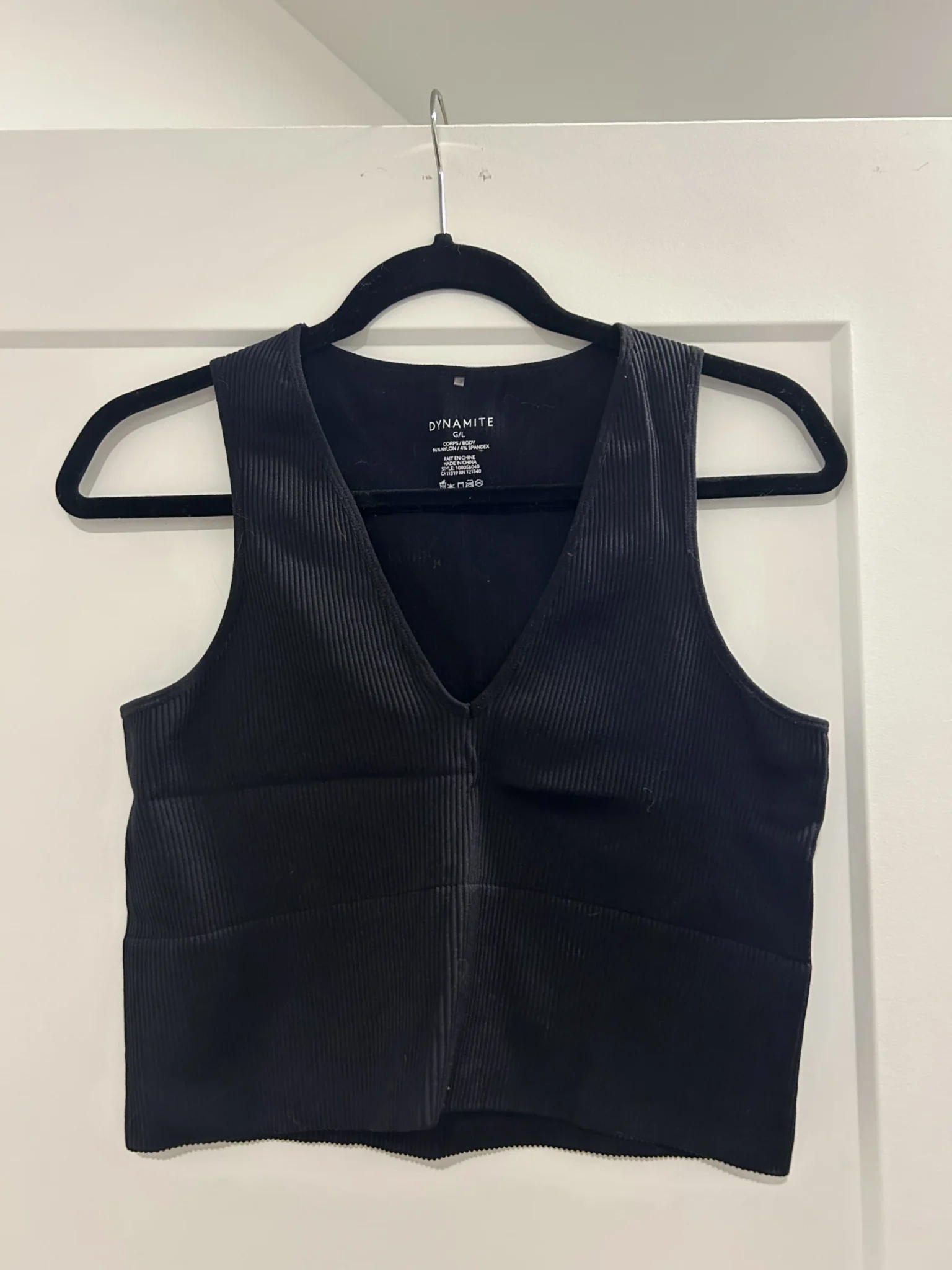 Featured image for Cami crop ajustée