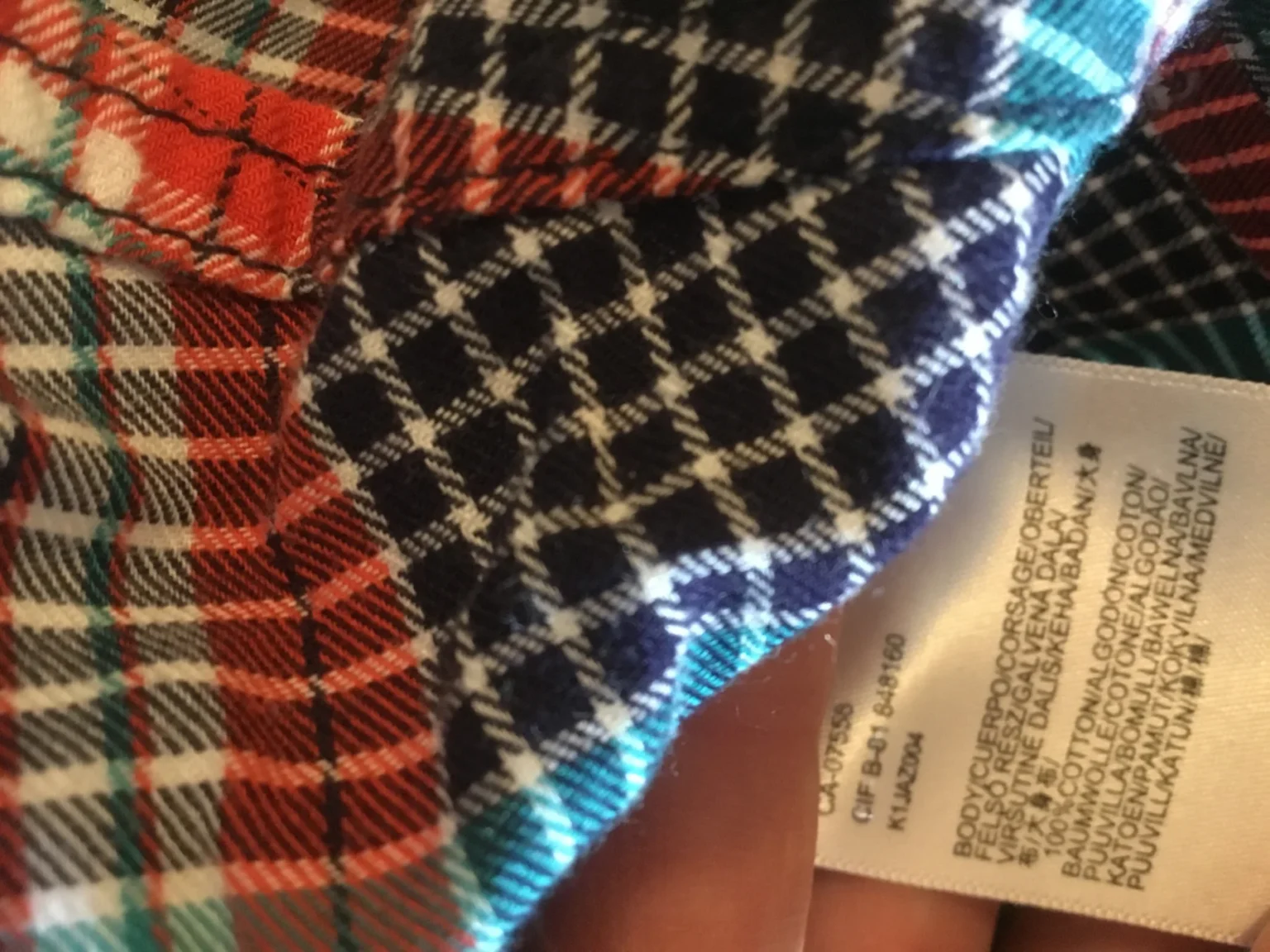 Image for Chemise mexx fin carreaux bébé unisexe 6-9