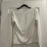 Thumbnail for White long-sleeved jumper