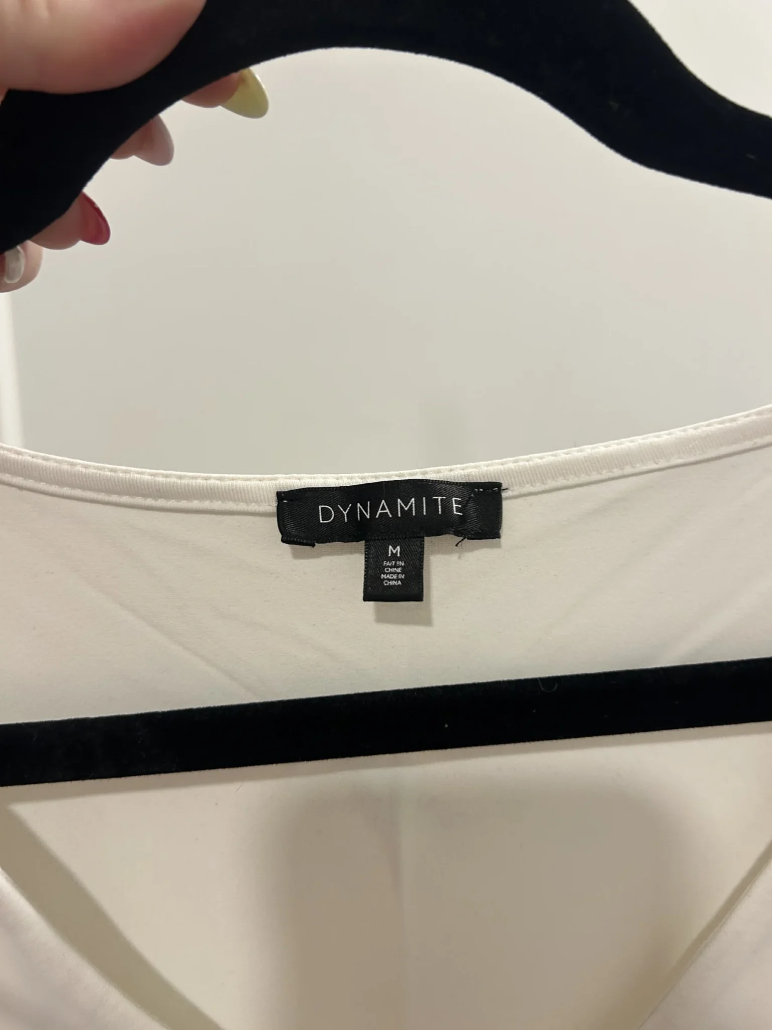 Image for White long-sleeved jumper