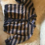 Thumbnail for Chemise bleu dénim (bleu-gris) chevrons mexx bébé unisexe 6-9