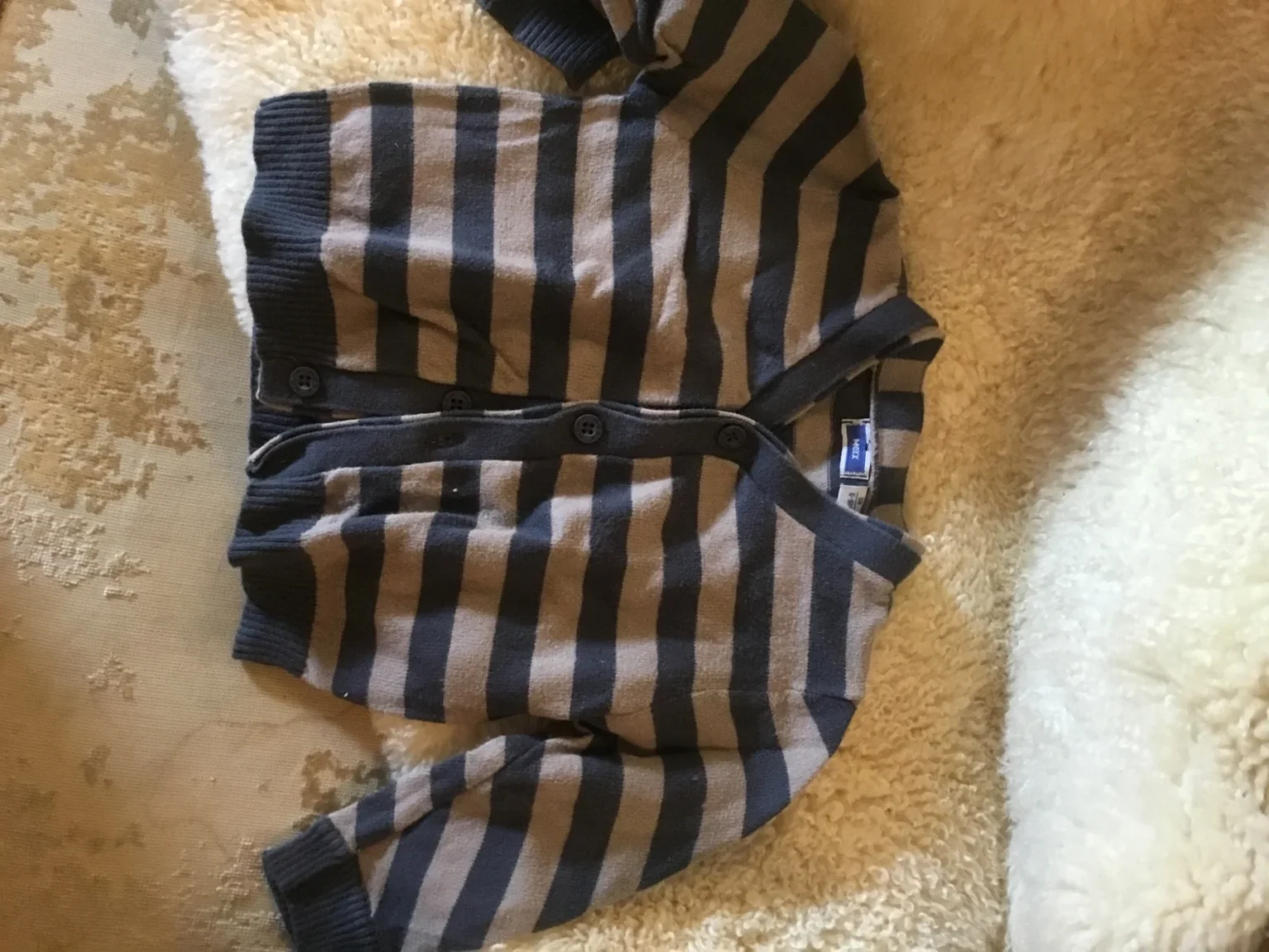 Image for Chemise bleu dénim (bleu-gris) chevrons mexx bébé unisexe 6-9
