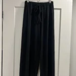 Featured thumbnail for 7/8 black flowy trousers