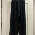 Thumbnail for 7/8 black flowy trousers
