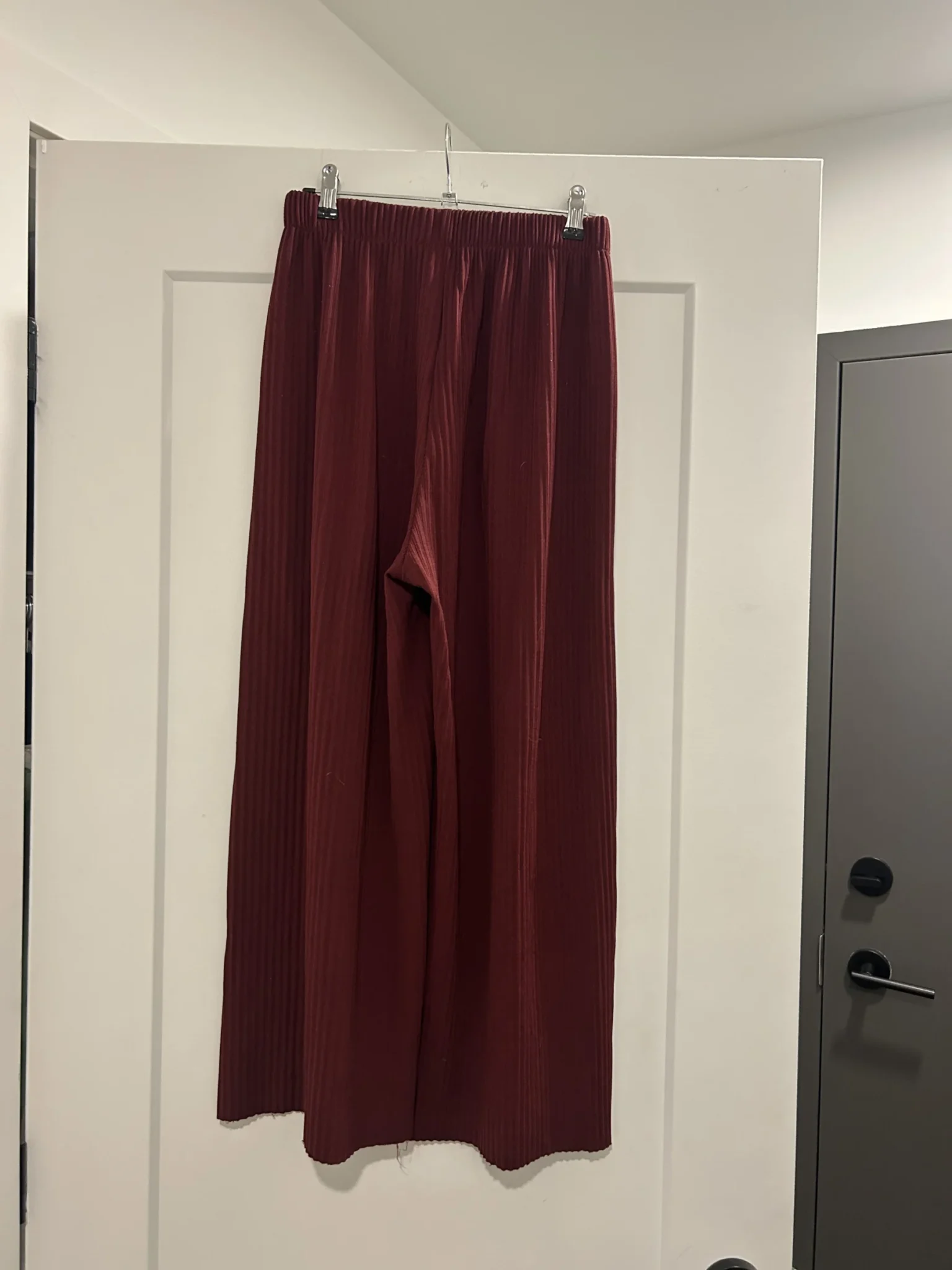 Image for Pantalon flowy rouge 7/8
