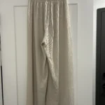 Thumbnail for 7/8 beige flowy trousers