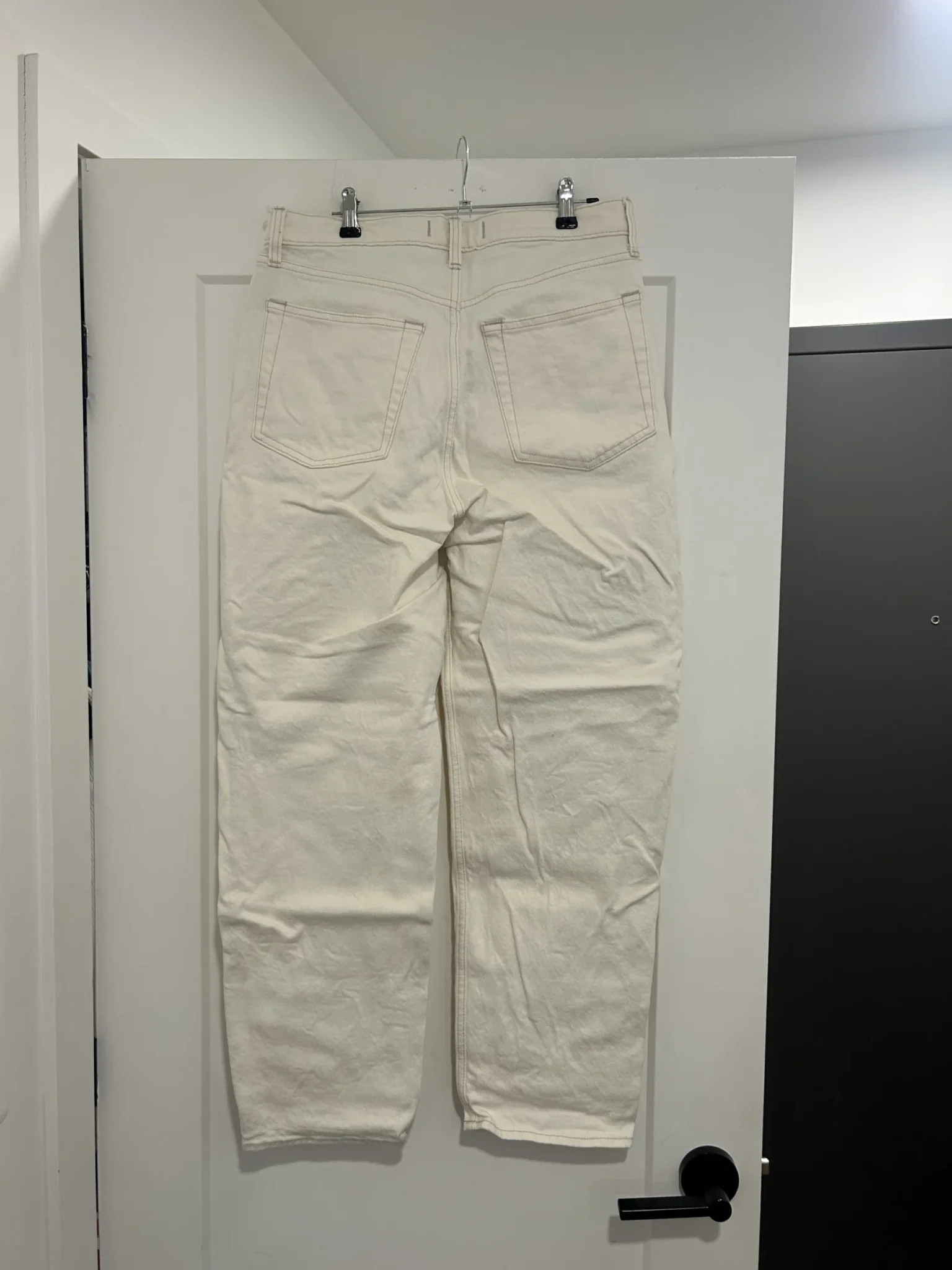 Image for Dad jeans blancs