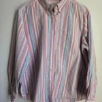 Featured thumbnail for Ll Bean 100% cotton striped shirt