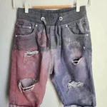 Featured thumbnail for Denim Bermuda-style shorts with rips
