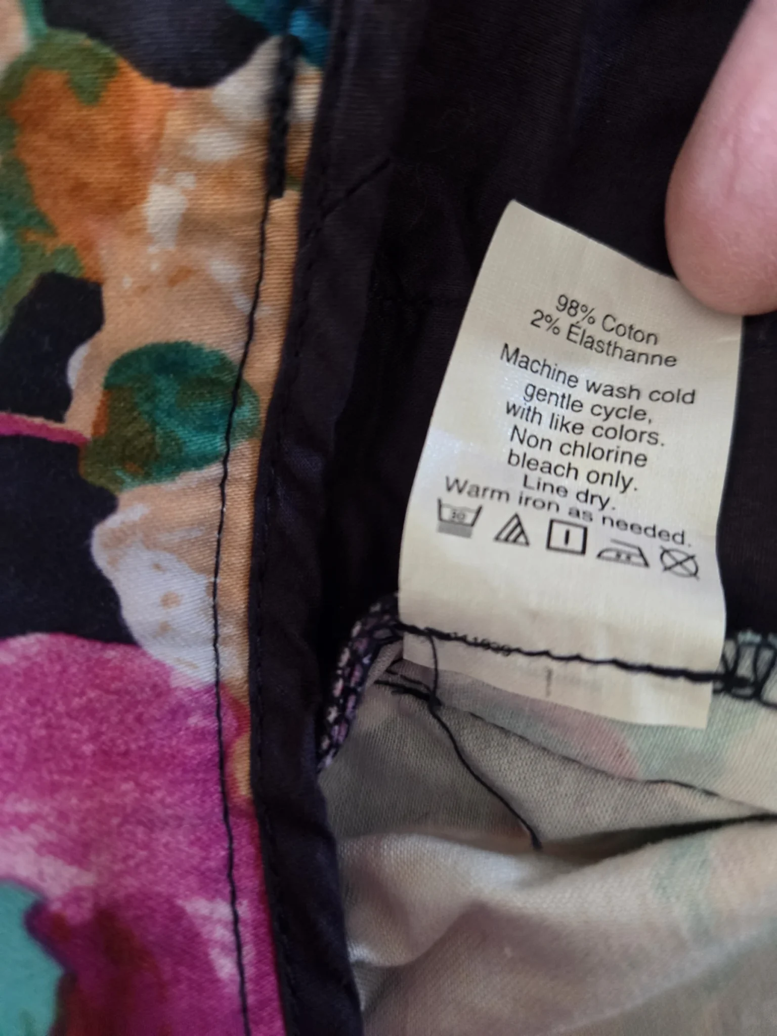 Image for JCrew floral cotton skirt