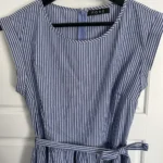 Thumbnail for Robe lignée bleu
