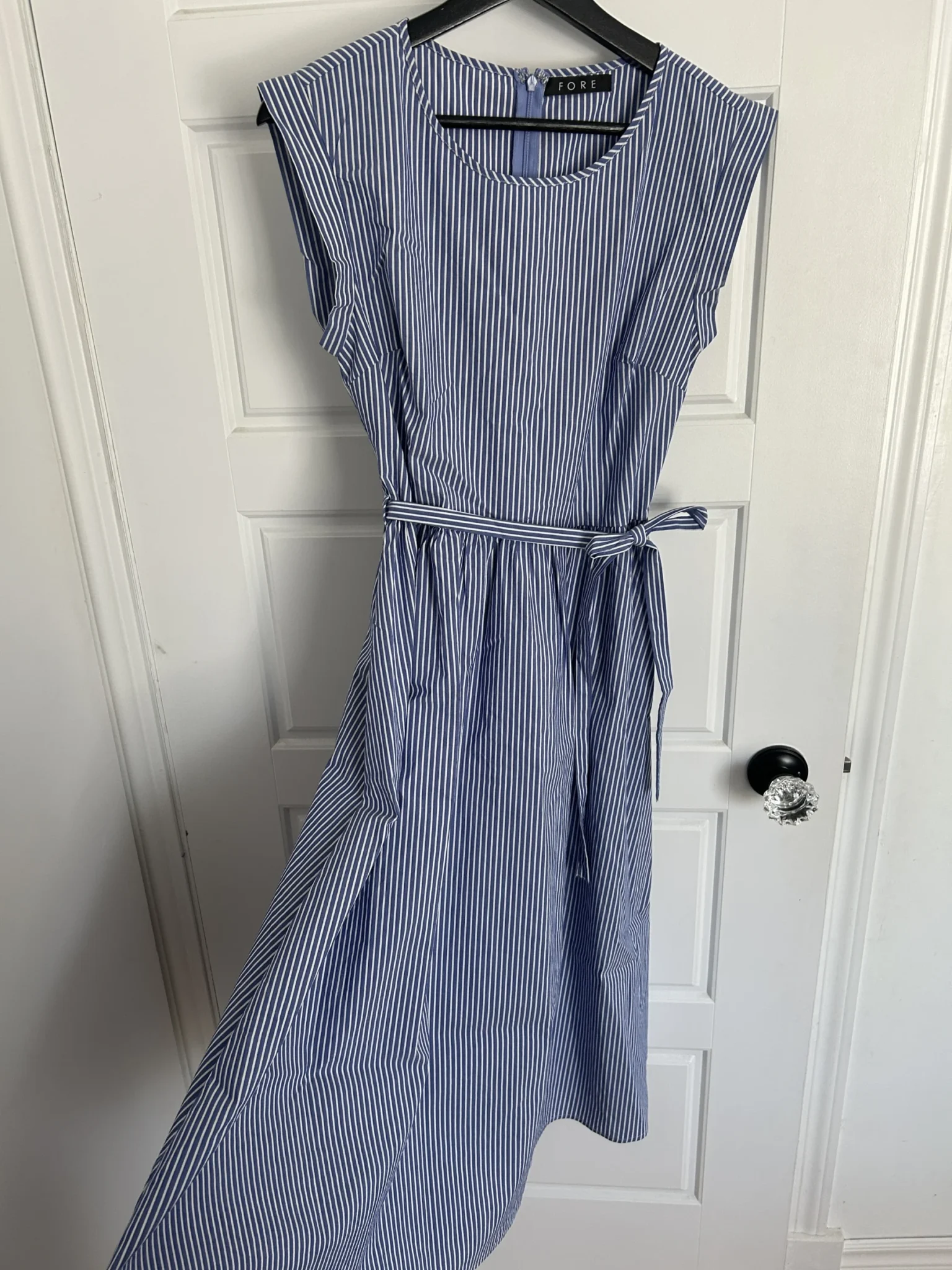 Image for Robe lignée bleu