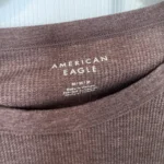 Thumbnail for T shirt gaufré American Eagle