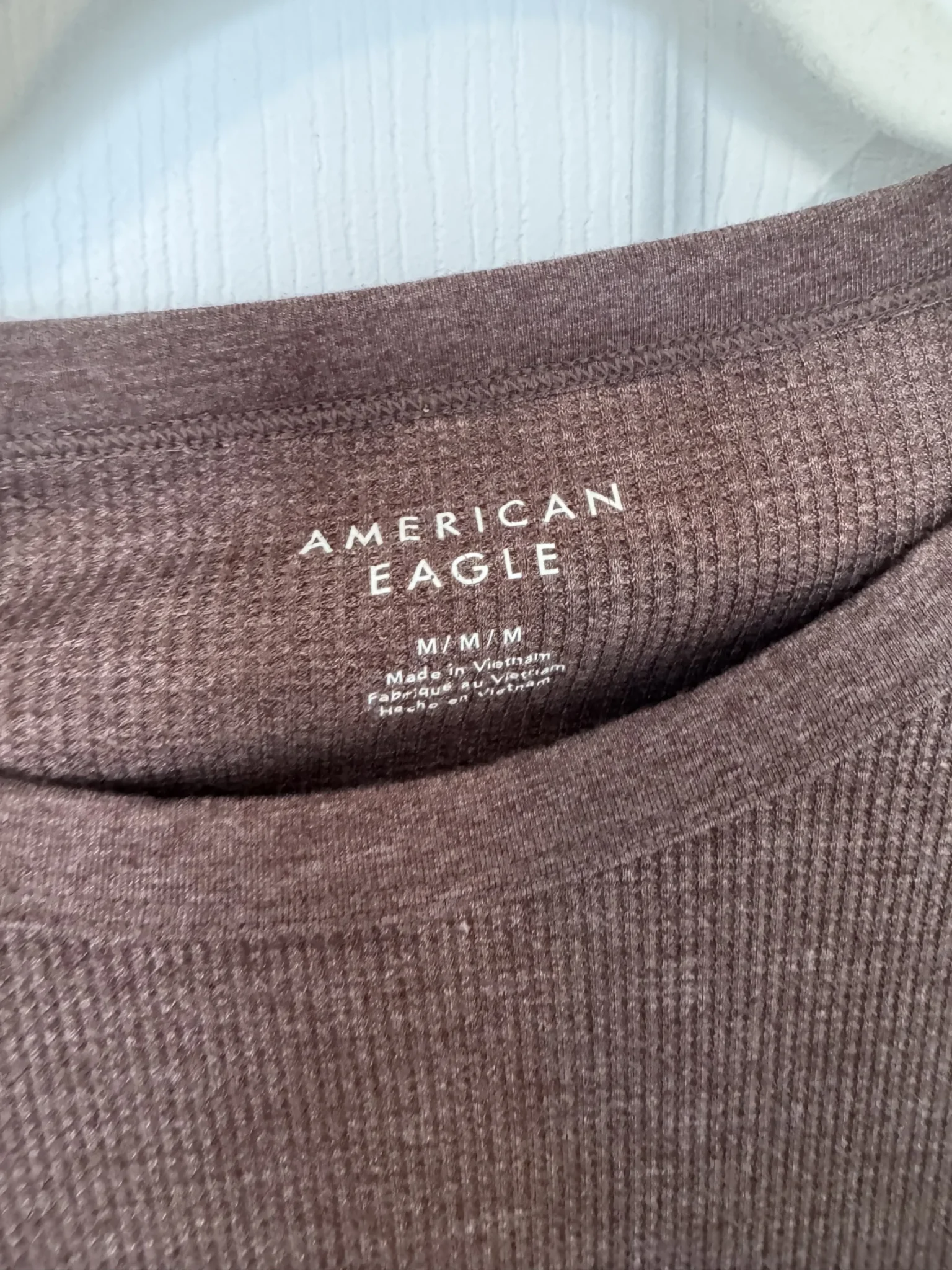 Image for T shirt gaufré American Eagle