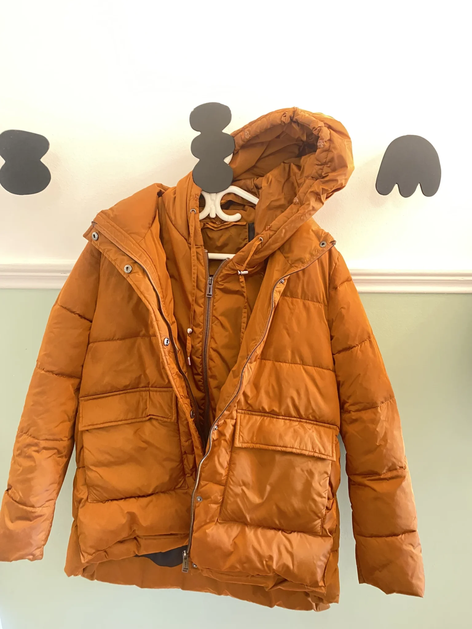 Featured image for Doudoune orange dorée