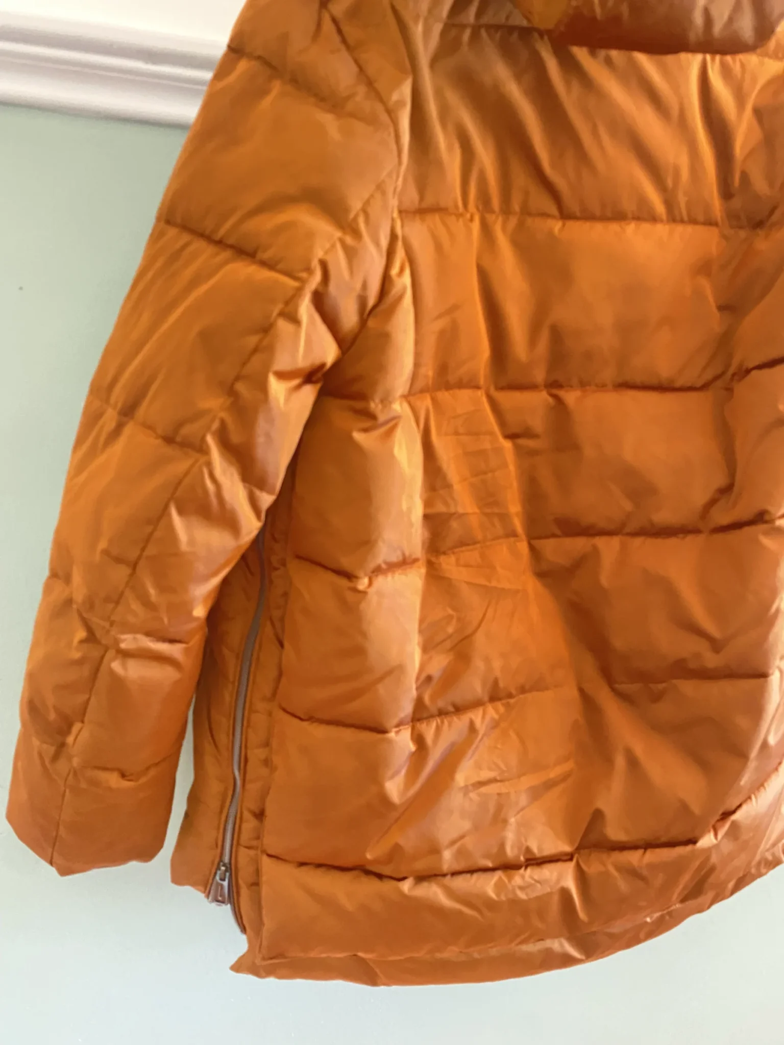 Image for Doudoune orange dorée