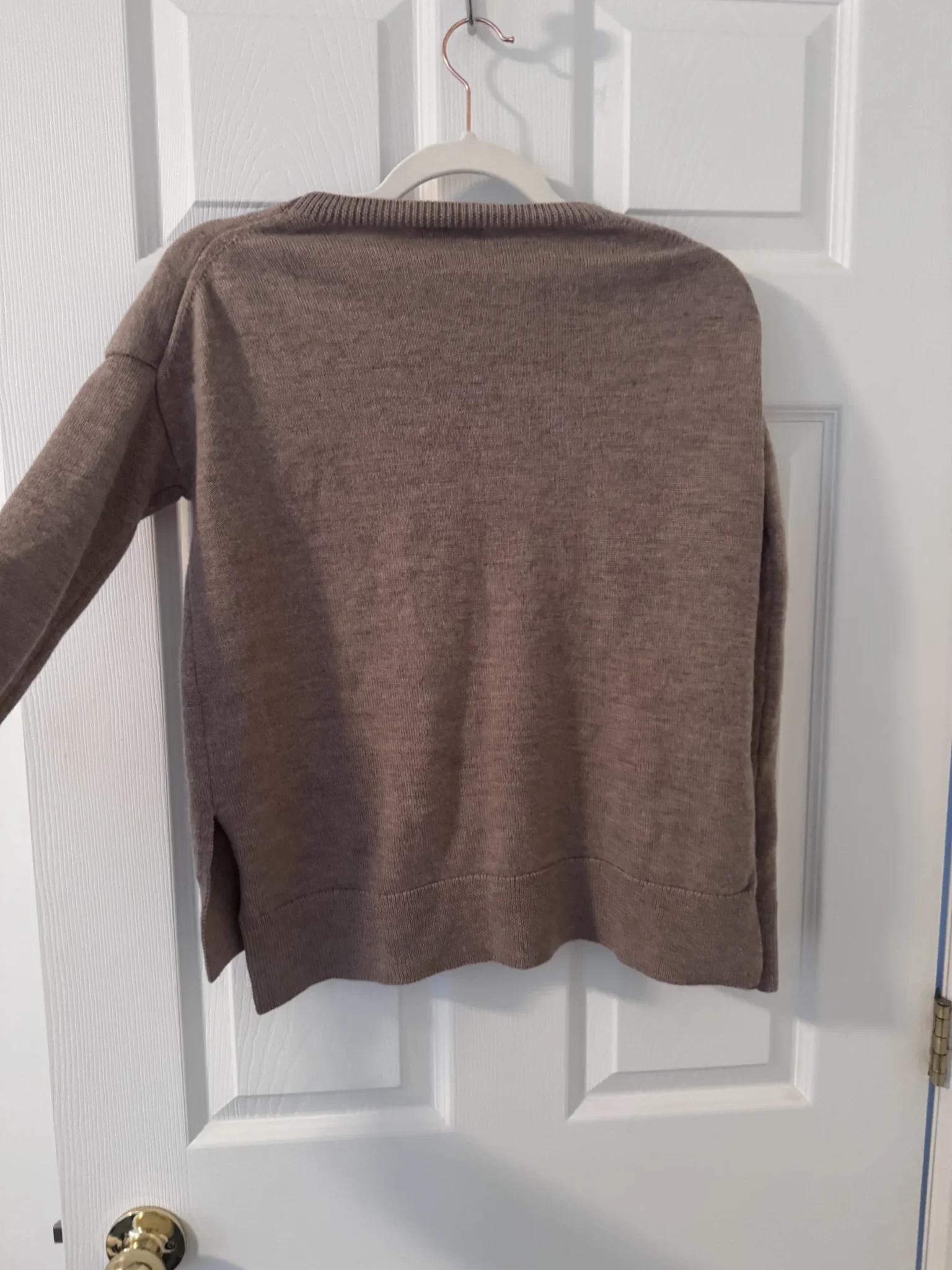 Image for Gilet laine de mérino beige Aritzia