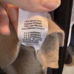 Thumbnail for Gilet laine de mérino beige Aritzia