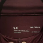 Thumbnail for Haut Under Armour HeatGear Demi-Zip – Bordeaux – Taille Médium (M)