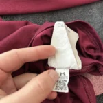 Thumbnail for Haut Under Armour HeatGear Demi-Zip – Bordeaux – Taille Médium (M)