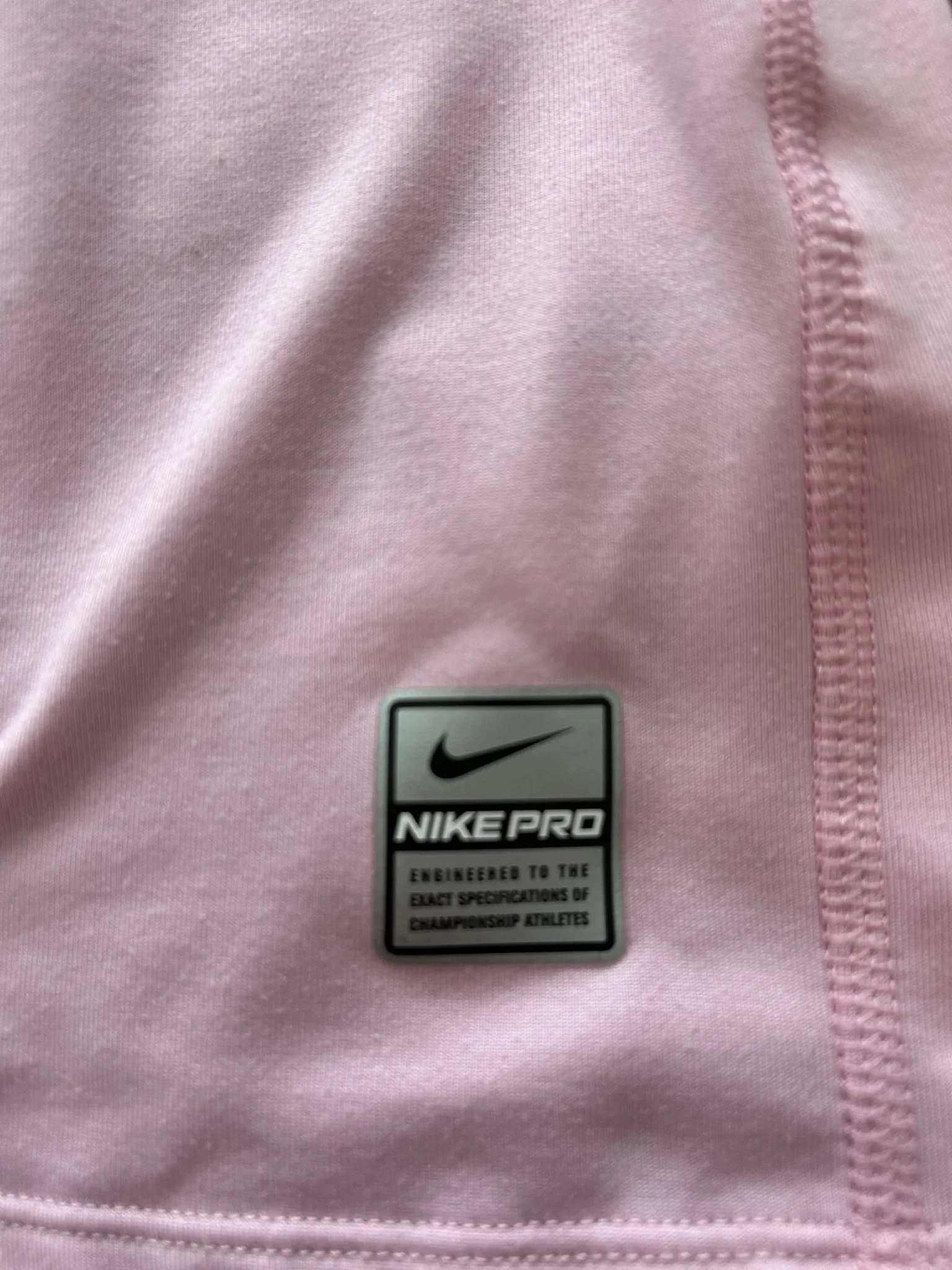 Image for Haut technique Nike Pro Compression – Rose Chiné – Taille Médium (M)