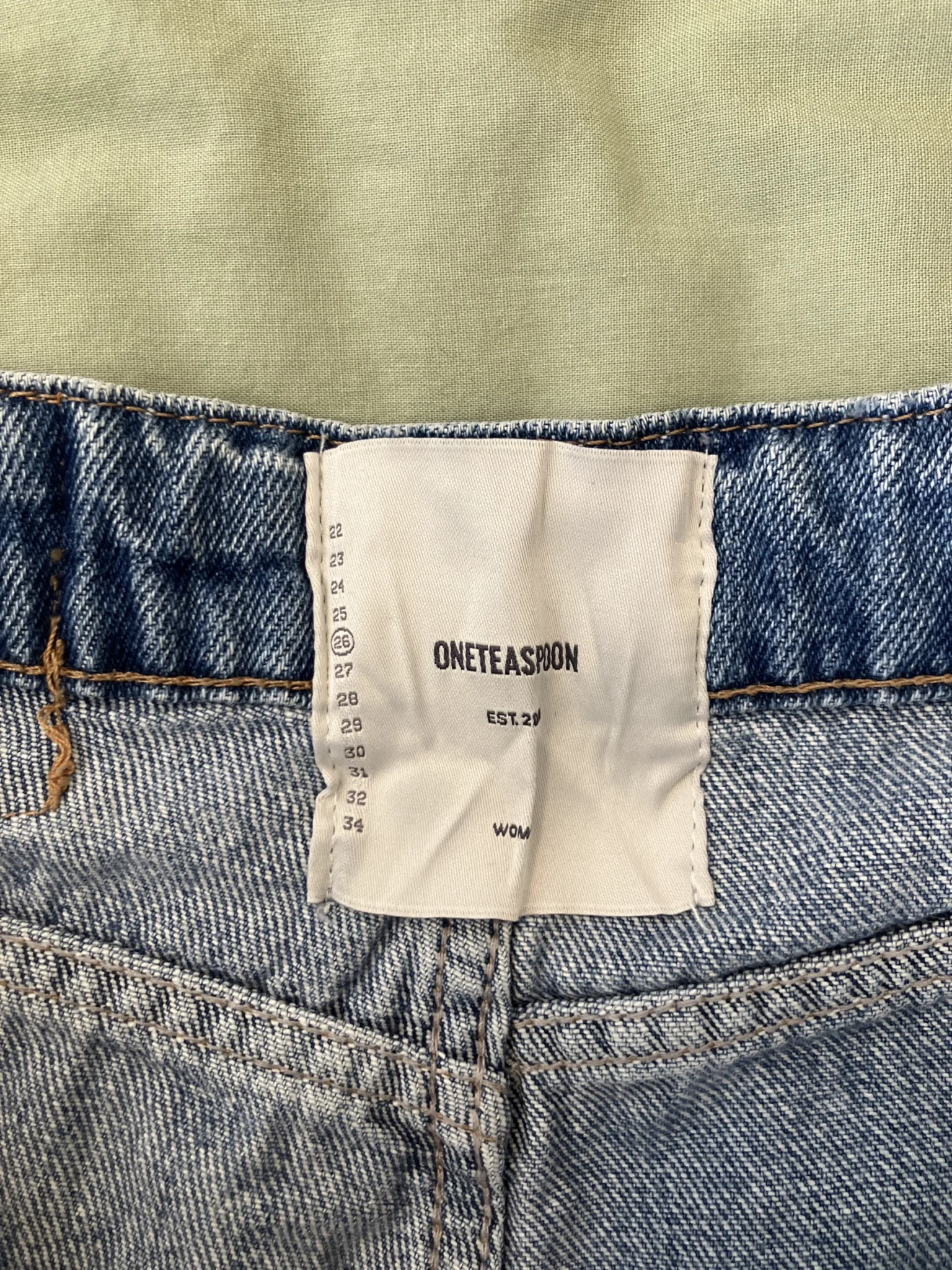 Image for Short en jeans taille haute