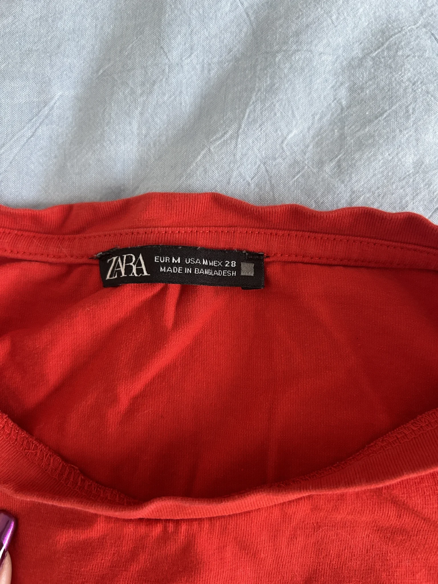 Image for T-Shirt crop Zara