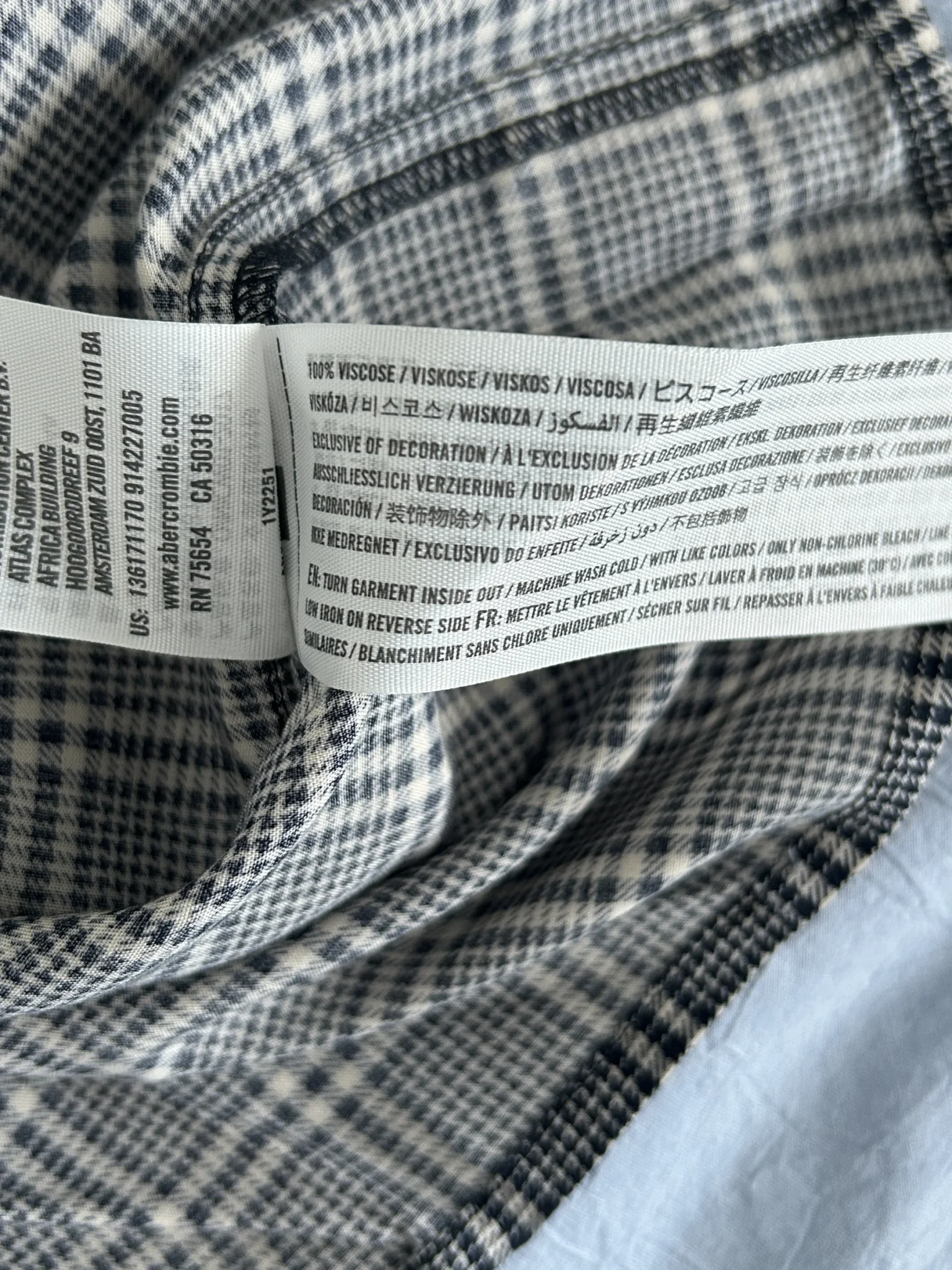 Image for Blouse légère à carreaux