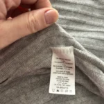 Thumbnail for Cardigan Long Gris Rose + Vine – Doux et Côtelé – Taille Médium