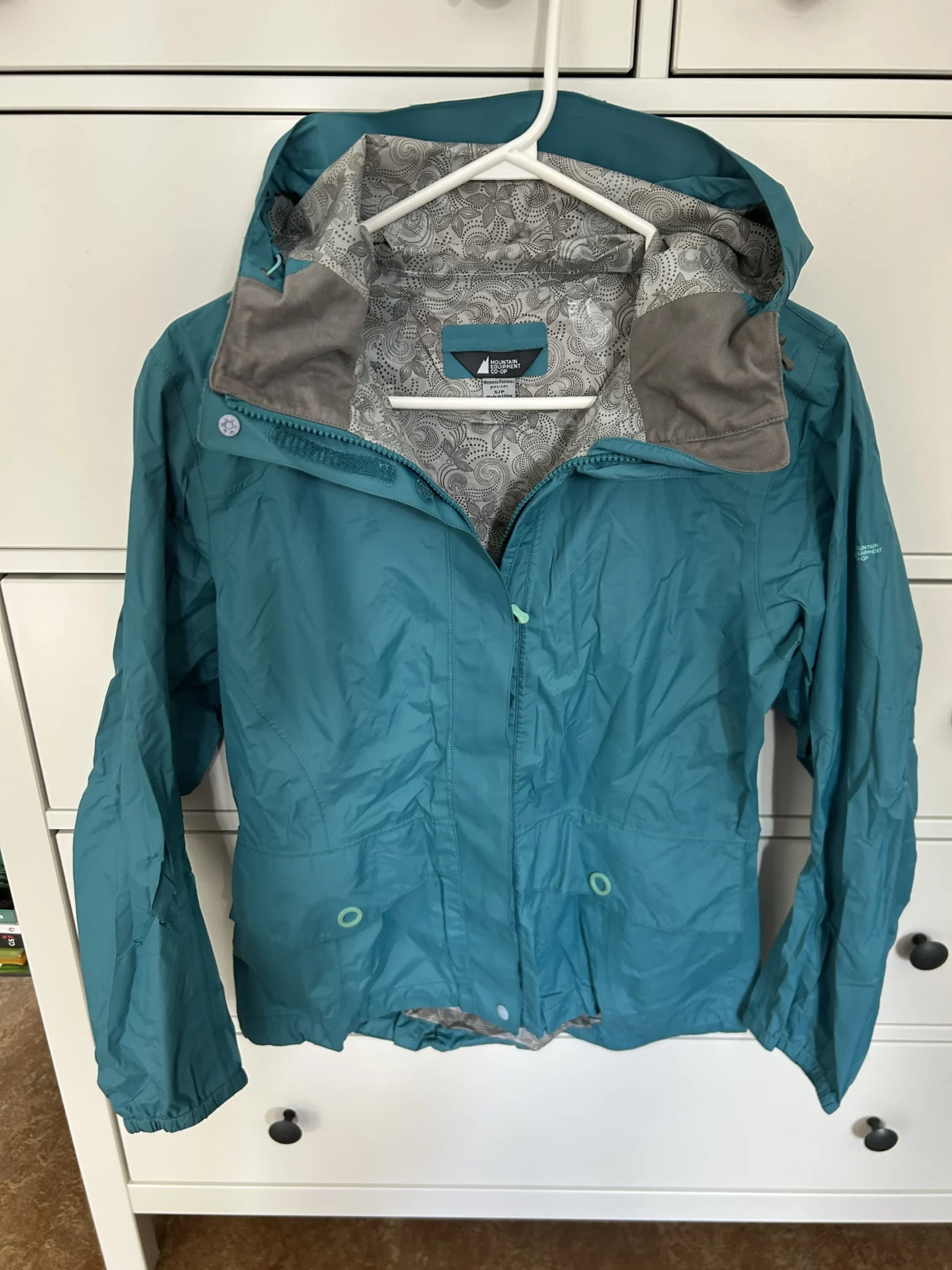 Featured image for Manteau Imperméable Technique MEC – Turquoise – Taille S – Excellent État
