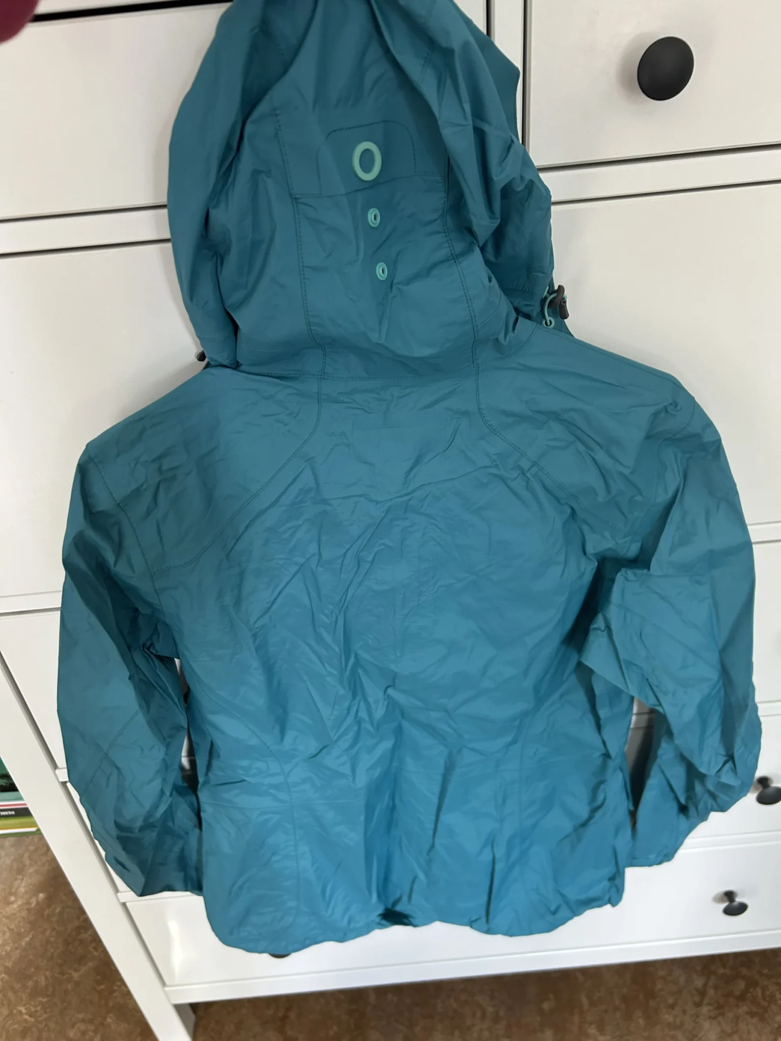 Image for Manteau Imperméable Technique MEC – Turquoise – Taille S – Excellent État