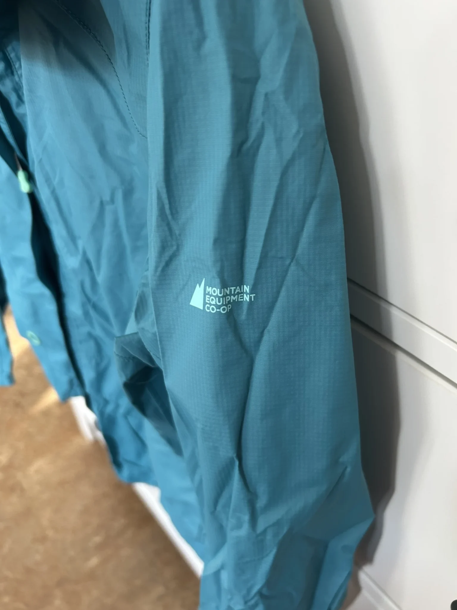 Image for Manteau Imperméable Technique MEC – Turquoise – Taille S – Excellent État