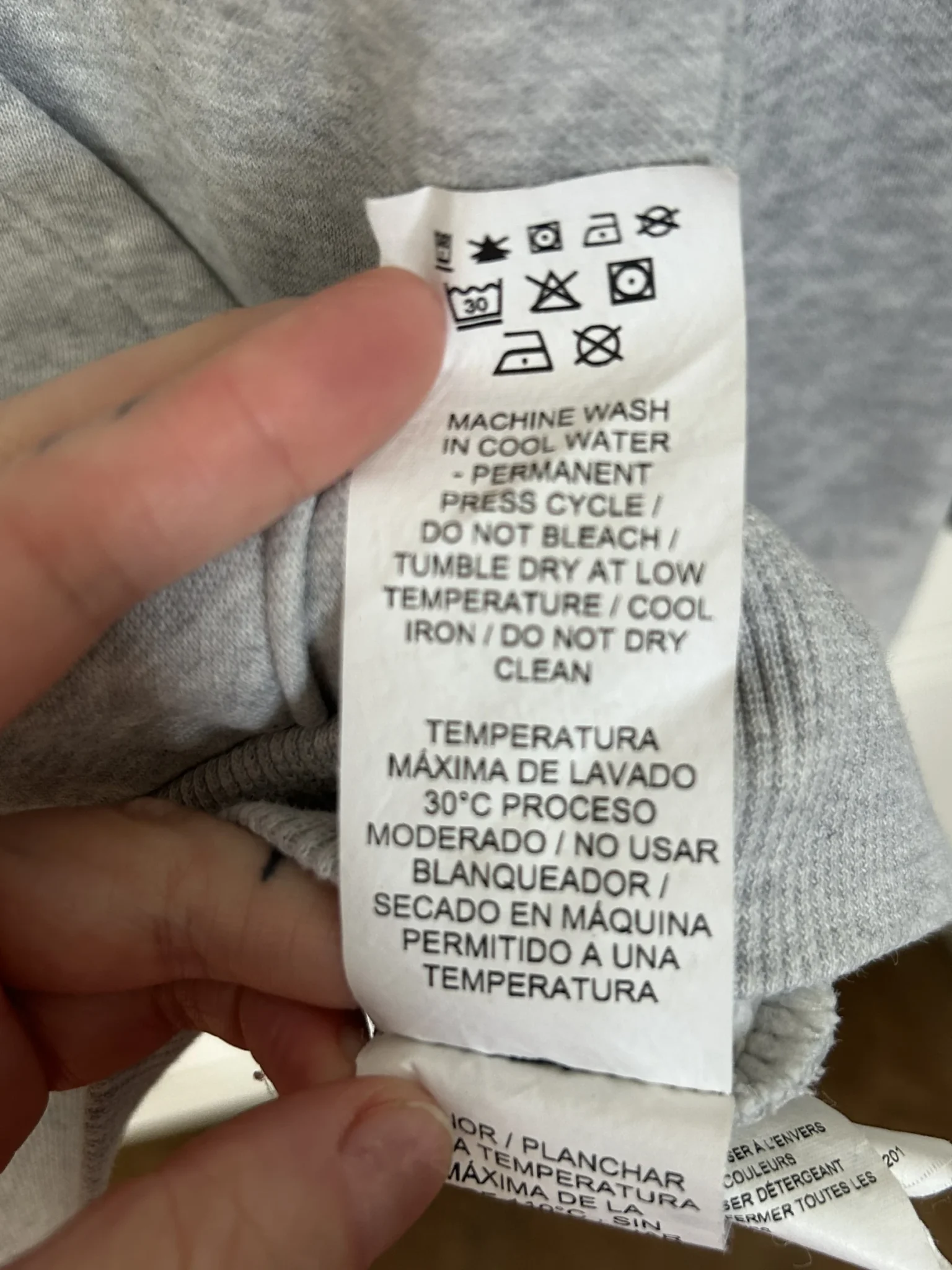 Image for Coton Ouaté Zippé Puma (Hoodie) – Gris Chiné – Taille Médium – Très Bon État