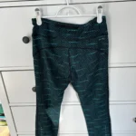 Thumbnail for Leggings de Course Nike Dri-FIT Capri – Motif Pois Turquoise – Taille Small – Excellent État