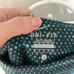 Thumbnail for Leggings de Course Nike Dri-FIT Capri – Motif Pois Turquoise – Taille Small – Excellent État