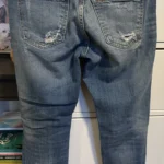 Thumbnail for Titre : Jean Zara Premium Denim – Bleu Délavé et Ultra-Déchiré – Taille USA 4 (EUR 36) – Très Bon État Général