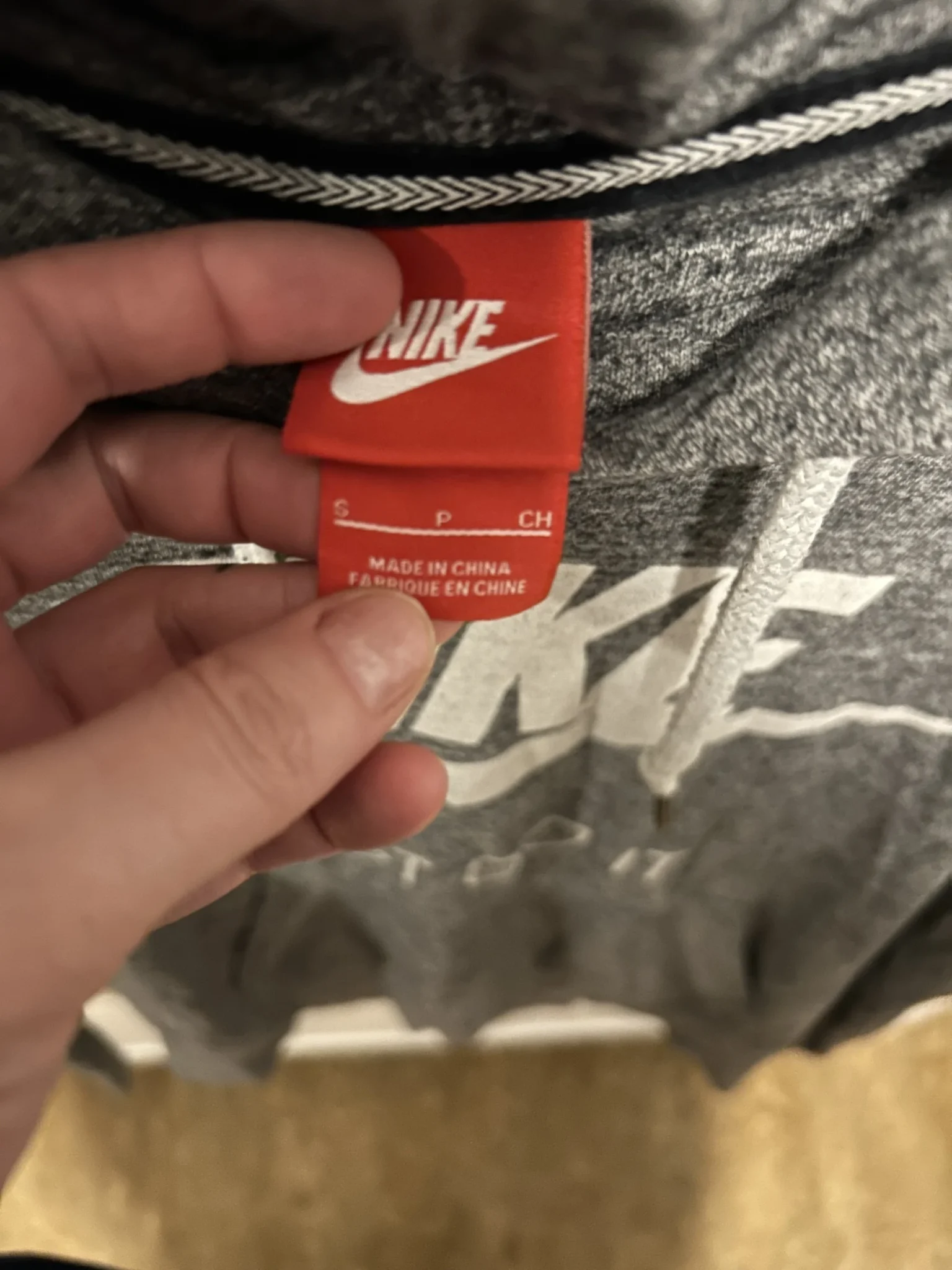 Image for Chandail Manches Longues Nike Bio & Recyclé – Gris Chiné – Taille Small – Excellent État