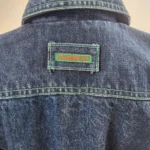 Thumbnail for S-M | Vintage jeans jacket with tartan lining made in Canada