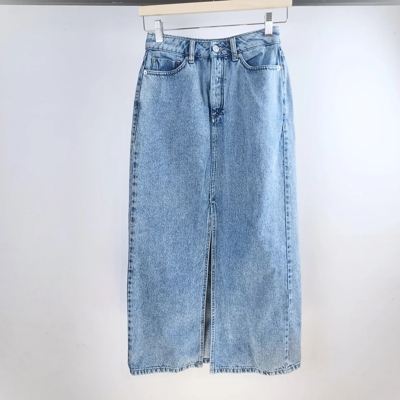 Featured image for XS | Jupe longue en jeans en coton bio