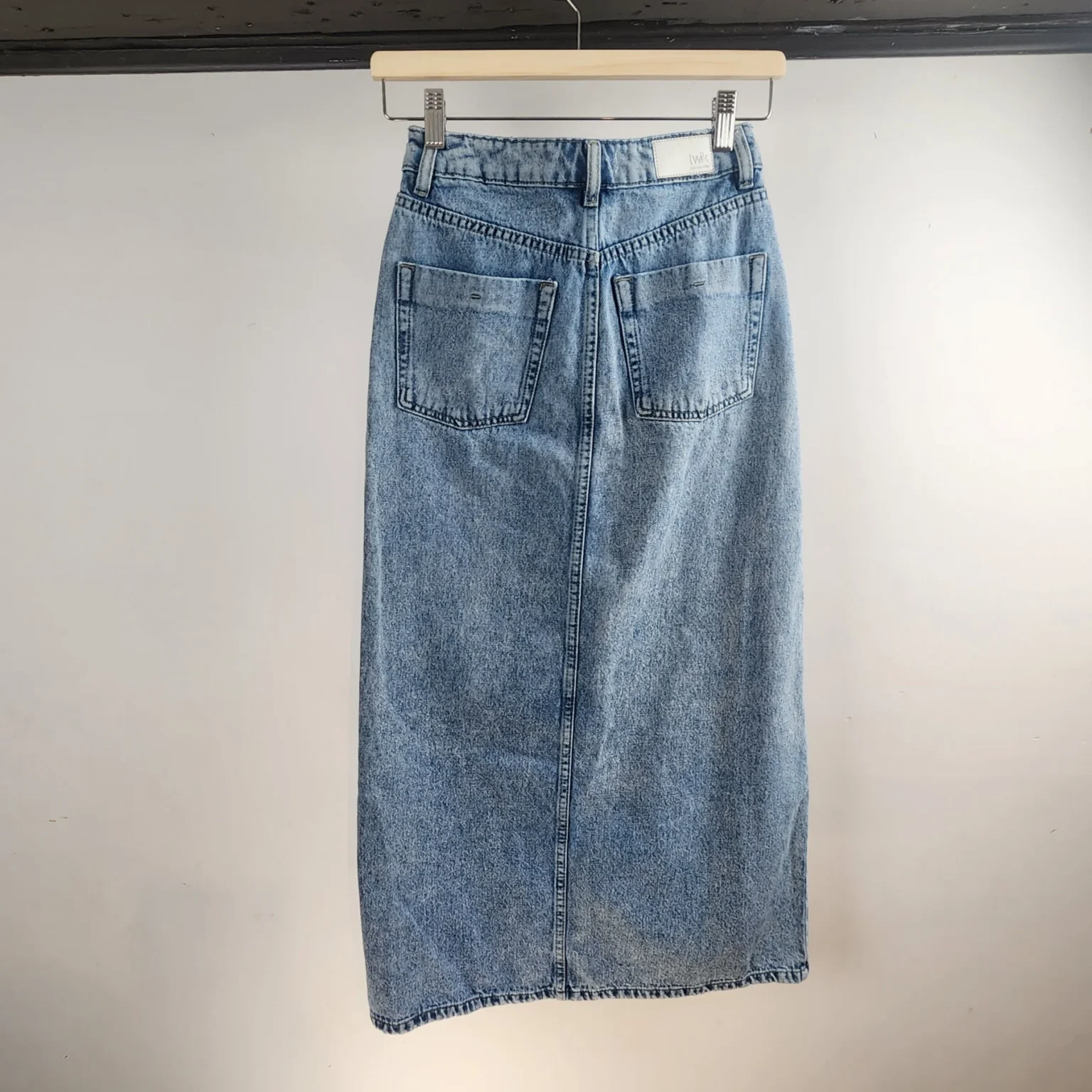 Image for XS | Jupe longue en jeans en coton bio