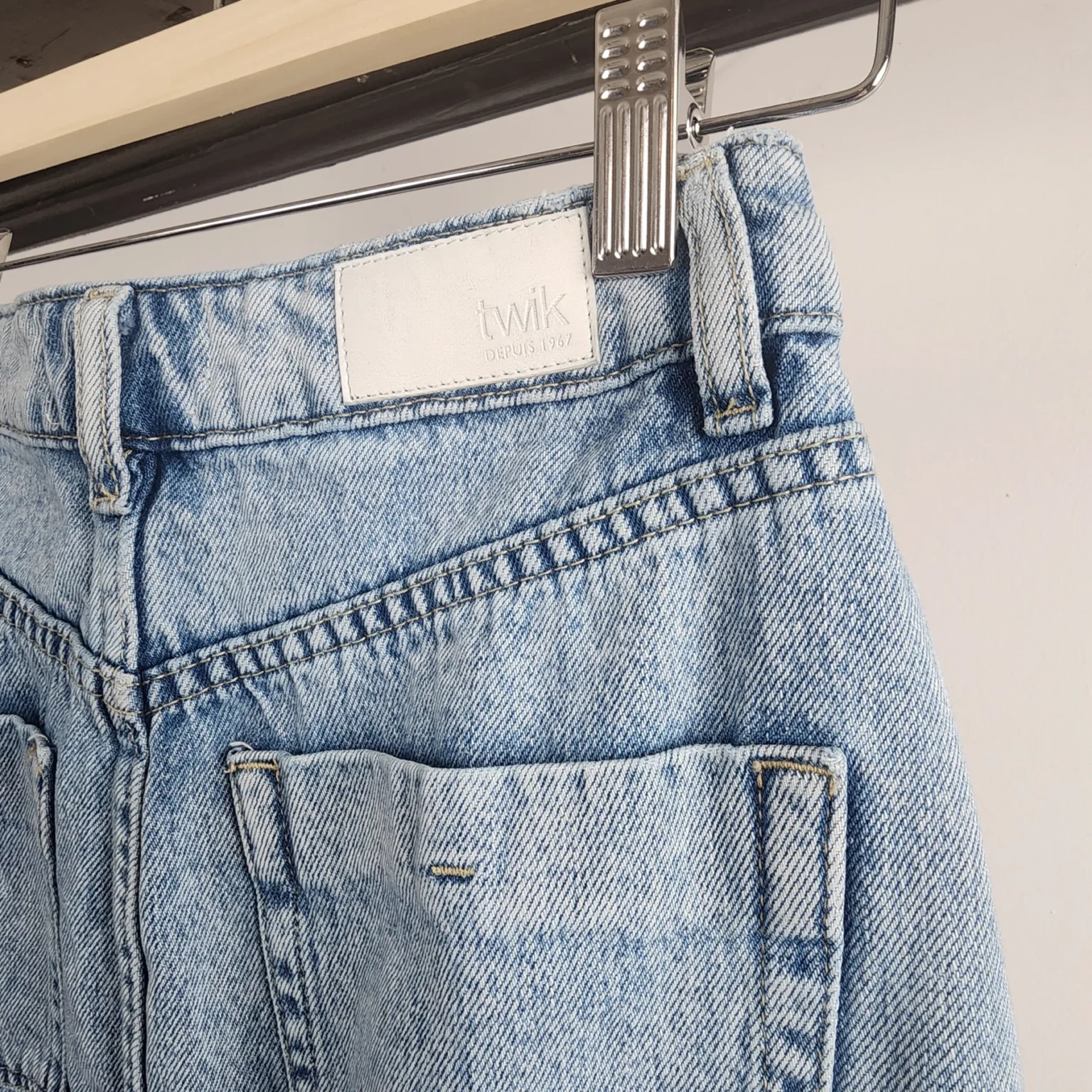 Image for XS | Jupe longue en jeans en coton bio